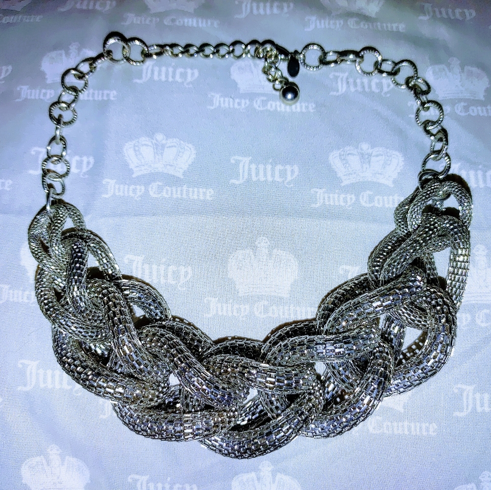 Express Thick Silver Chain Necklace - Picture 2 of 2